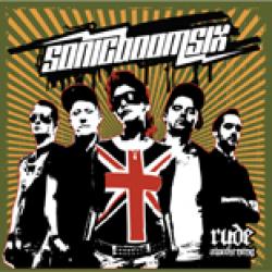 Cover der CD "rude awakening"; der Band "sonicboomsix"