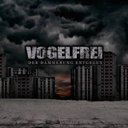 Cover der CD "Der Dämmerung entgegen"; der Band "Vogelfrei"