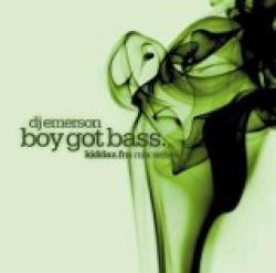Cover der CD "Boy Got Bass"; der Band "DJ Emerson"