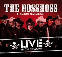Cover der CD " Stallion Battalion Live"; der Band "The Bosshoss"