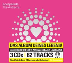 Cover der CD "The Anthems"; der Band "Loveparade"
