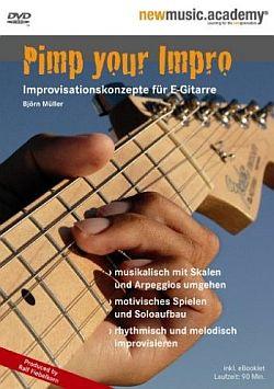 Cover der CD "Pimp Your Impro"; der Band "Björn Müller"
