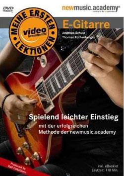 Cover der CD "Meine ersten Lektionen - E-Gitarre"; der Band "Thomas Rothenberger"