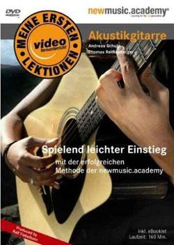 Cover der CD "Meine ersten Lektionen - Akustikgitarre"; der Band "Andreas Schulz"