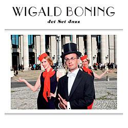 Cover der CD "Jet Set Jazz"; der Band "Wigald Boning"