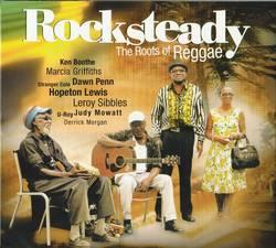 Cover der CD "Rocksteady – The Roots Of Reggae"; der Band "V/A"