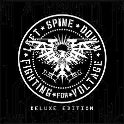 Cover der CD "Fighting The Voltage"; der Band "Left Spine Down"