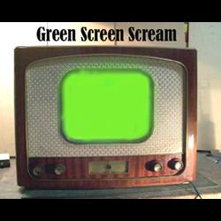 green screen scream