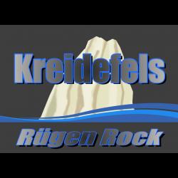 Kreidefels - Von Wasser umgeben