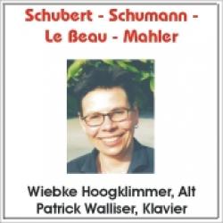 Altistin Wiebke Hoogklimmer - Schubert-Schumann-Le Beau-Mahler