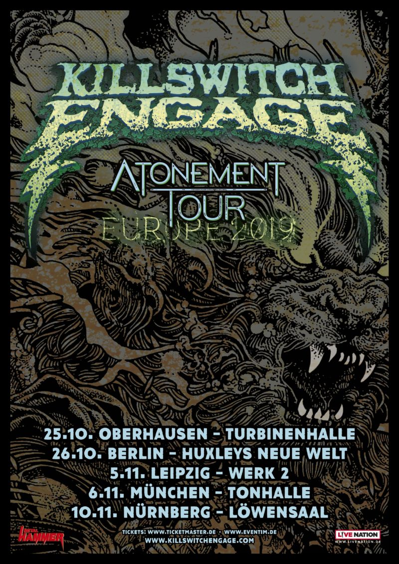 KILLSWITCH ENGAGE: auf Tour in Deutschland