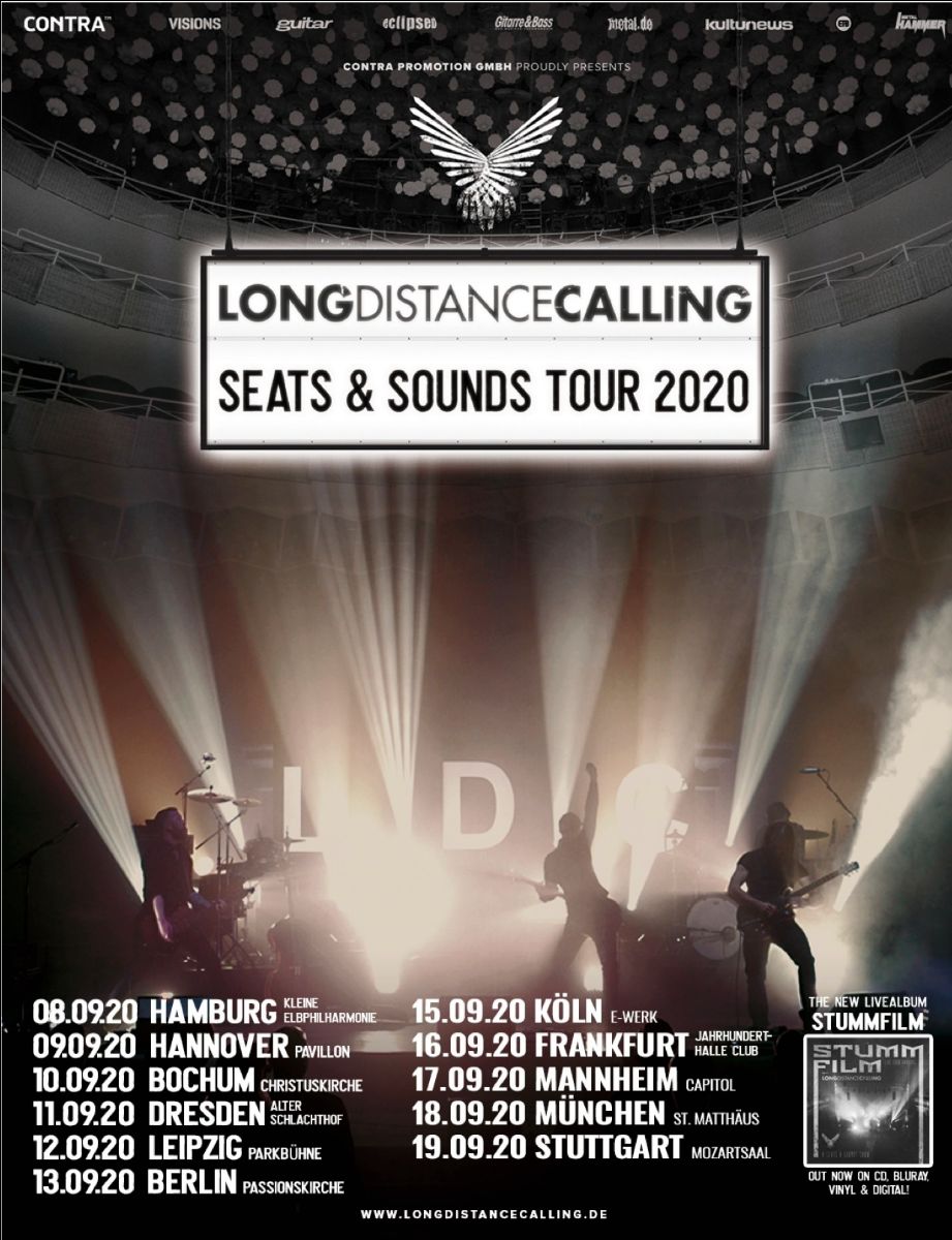 LONG DISTANCE CALLING gehen auf „SEATS & SOUNDS TOUR 2020“